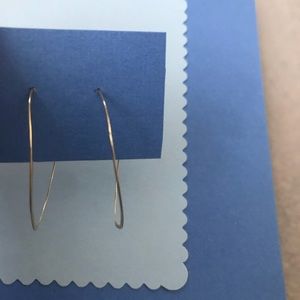 Kris Nations oval hoop earrings